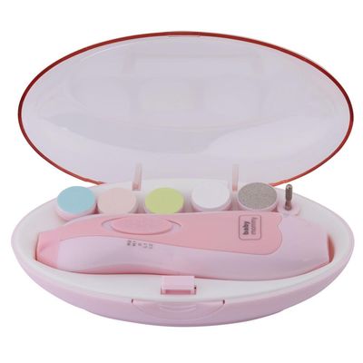 Baby Nail Clippers Electric Baby Nail Trimmer Nail File Kit 6 in 1 Electric Toes and Fingernails Grinding Polish Tool()