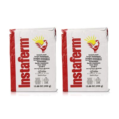 Lallemand Instaferm Instant Dry Yeast Leavening Agent, Red, 15.88 Oz (2 pack)