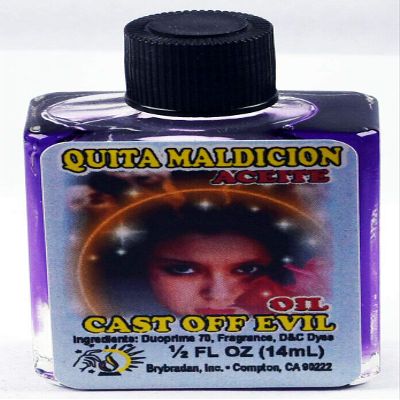 1 Piece BRYBRADAN CAST Off Evil Spiritual Oil QUITA MALDICION ACEITE ESPIRITUAL -1/2 FL OZ 14.7ML