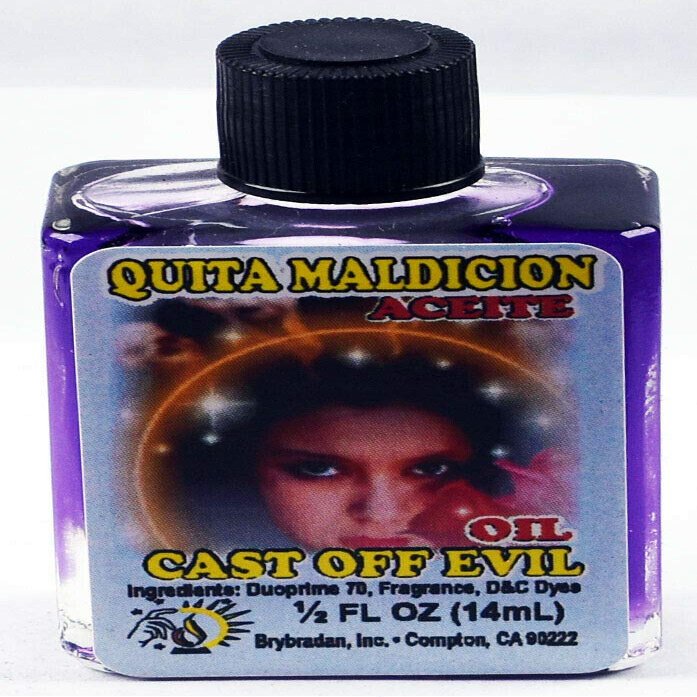 1 Piece BRYBRADAN CAST Off Evil Spiritual Oil QUITA MALDICION ACEITE ESPIRITUAL -1/2 FL OZ 14.7ML