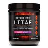 BEYOND RAW LIT Advanced Pre Workout Formula, Sweet and Tart, for Energy, Focus, Endurance, Pumps, with 300mg Rapid and Targeted Release Caffeine, Creatine, Betaine, Beta Alanine, Taurine, 20 Servings view 1