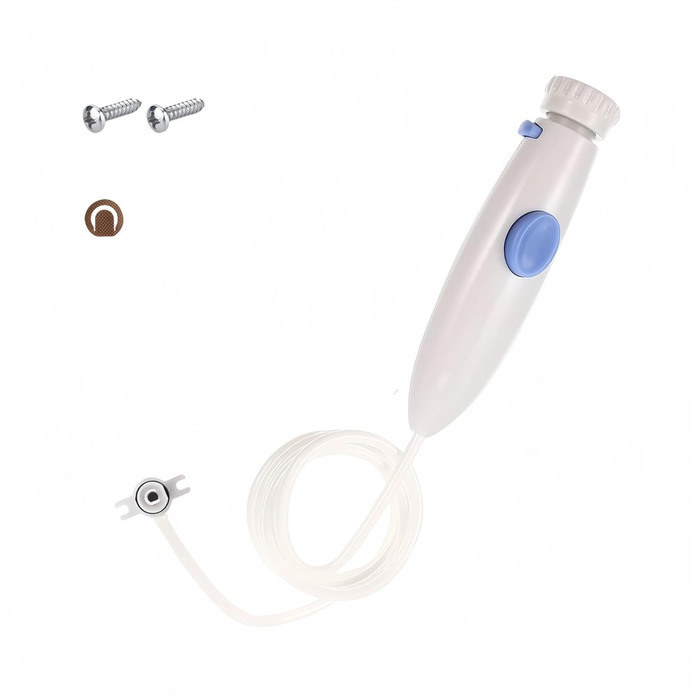 Replacement Hose and Handle Parts Compatible with Waterpik Replacement Parts - Waterpik Water Flosser WP-100 WP-140 WP-150 WP-900 Series Oral Irrigator, Oral Hygiene Accessories