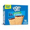 Kellogg's Pop-Tarts Unfrosted - Toaster Pastries Breakfast for Kids, 16 Count, 27 oz (Unfrosted Blueberry) view 1