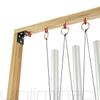 Set of 8 Fibonacci Tuned Healing Chimes with Framed Wood Stand - Includes 8 Chimes, Stand, & Mallet/Clean Tones/Great for Spiritual & Sound Healing view 2