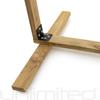 Set of 8 Fibonacci Tuned Healing Chimes with Framed Wood Stand - Includes 8 Chimes, Stand, & Mallet/Clean Tones/Great for Spiritual & Sound Healing view 3