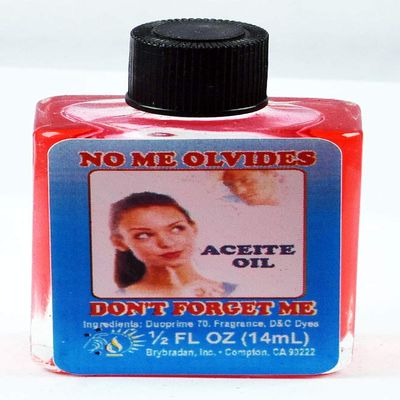 6 Pieces BRYBRADAN Don't Forget ME Spiritual Oil NO ME OLVIDES ACEITE ESPIRITUAL -1/2 FL OZ 14.7ML