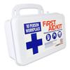 10 Person, 116 Piece Bulk Workplace First Aid Kit by Urgent First Aid, Wall-Mountable & Portable Plastic Case with Gasket to Keep Out Moisture & dust | OSHA Compliant: Extra First aid Item Content view 4