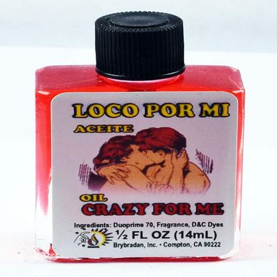 1 Piece BRYBRADAN Crazy for ME Spiritual Oil LOCO POR MI ACEITE ESPIRITUAL -1/2 FL OZ 14.7ML