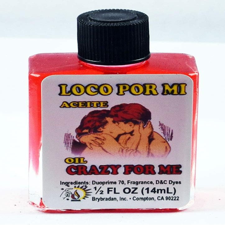 1 Piece BRYBRADAN Crazy for ME Spiritual Oil LOCO POR MI ACEITE ESPIRITUAL -1/2 FL OZ 14.7ML