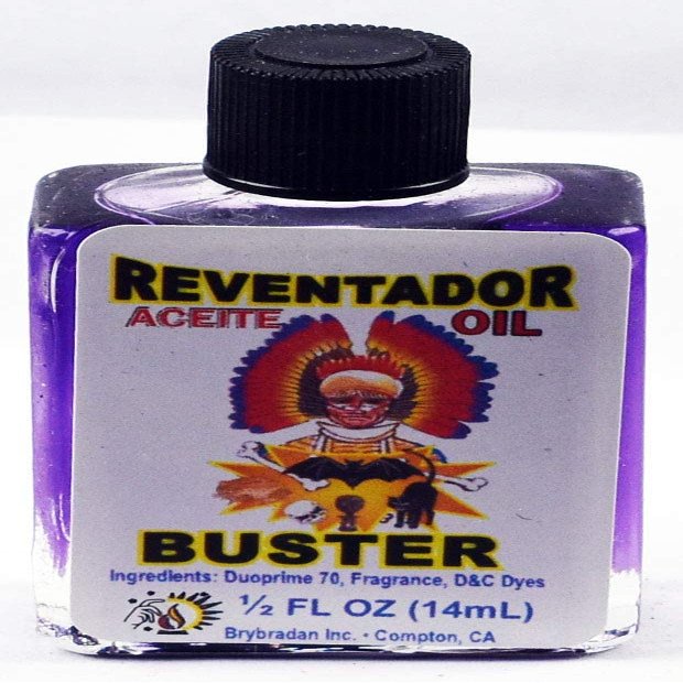 6 Pieces BRYBRADAN Buster Spiritual Oil REVENTADOR ACEITE ESPIRITUAL -1/2 FL OZ 14.7ML
