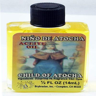 3 Pieces BRYBRADAN Child of ATOCHA Spiritual Oil NIO DE ATOCHA ACEITE ESPIRITUAL -1/2 FL OZ 14.7ML