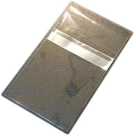 1000 Pcs 7 3/8 X 10 1/2 Clear Resealable Protective Comic Book Cellophane Cello Bags - Tape Strip on Body