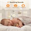 Dreamegg Portable Sound Machine Baby - D11 White Noise Machine for Baby Sleeping with Night Light, White Noise, Lullaby, Nature Sounds, Child Lock, USB Rechargeable Sound Machine for Travel Nursery view 3