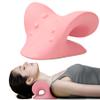 RESTCLOUD Neck and Shoulder Relaxer, Cervical Traction Device for TMJ Pain Relief and Cervical Spine Alignment, Chiropractic Pillow, Neck Stretcher(Pink) view 1