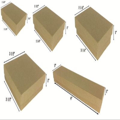 N'icePackaging - 25 Qty Mixed Matte Black Cotton Filled Gift Boxes