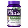 ZzzQuil PURE Zzzs Triple Action, Melatonin Gummies, Melatonin 6mg, 3X Melatonin, Sleep Aid with Ashwagandha, Calm Mood, Antioxidant Action, Sleep Aids for Adults, 60 Sleep Gummies view 1