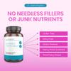 Dr. Brighten Womens Twice Daily  Premium Womens Multivitamin, Full-Spectrum with No Iron, Unique Nutrients, Higher B Vitamins  120 Capsules view 2