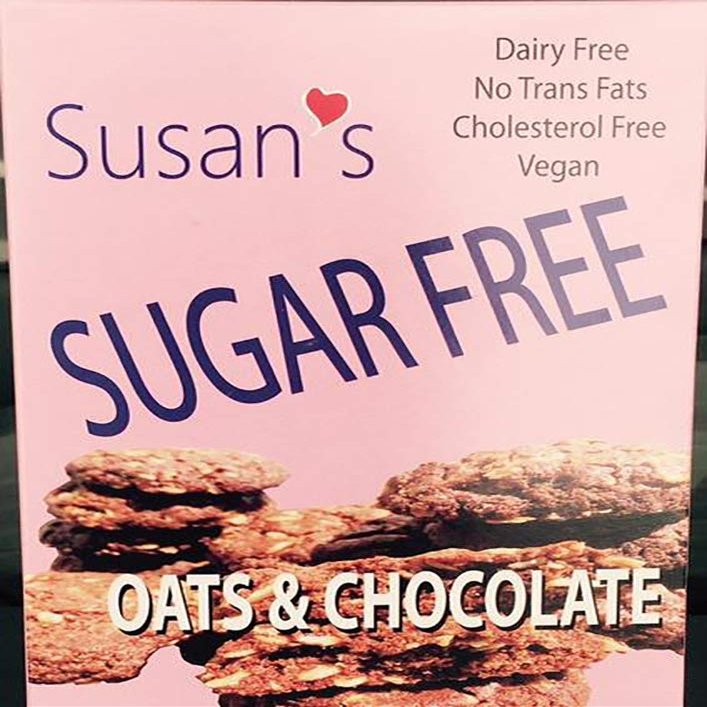 Susan's Sugar Free Vegan Cookies - Chocolate