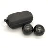 Z QINGZHENG Manual Massage Balls, 1.57Inch Solid Steel Baoding Boiled Black Fitness Massage Handball for Health and Exercise, 2pcs view 1
