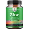 Zinc 50mg Immune Support Supplement - Zinc Complex Supplement for Immune System and to Enhance Hair Skin and Nails Vitamins - Easy to Swallow Potent Daily Tablets for Adults - 60 Count view 1