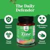 Zinc 50mg Immune Support Supplement - Zinc Complex Supplement for Immune System and to Enhance Hair Skin and Nails Vitamins - Easy to Swallow Potent Daily Tablets for Adults - 60 Count view 4