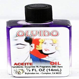 3 PIECES BRYBRADAN FORGET SPIRITUAL OIL OLVIDO ACEITE ESPIRITUAL -1/2 FL OZ 14.7ML