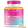 Pink Stork Maca Root Capsules for Women  Organic Maca with BioPerine for Hormonal Balance, Energy + Wellness  Supports Perimenopause, Menstrual Health, and Vitality view 1