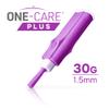 ONE-CARE Plus Safety Lancets, Contact-Activated, 30G x 1.5mm, 100/bx, Single Use Fingerstick Lancets, Easy & Gentle Use, Box of 100 view 2
