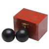 1.78'' Chinese Marble Black Baoding Balls with Box Hand Rehabilitation Balls Stress Relief Healthy Exercise Gift TQZDBS037 view 1