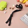 12 Pieces Adjustable Ear Straps Anti Slip Ear Loop Extension Hook Straps Mask Holder Extender for Nurse Dust Workers Food Workers to Relieve, Black view 2