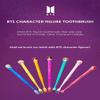 [BTS Official Merchandise] Fans Gift - K-Pop Idols Goods - BTS Character Figure Toothbrush with Convenient Magnetic Holder (RM) view 4