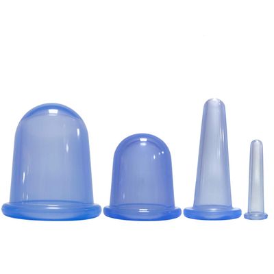 Silicone Massage Cups, Massage Cupping Therapy Sets (4 Piece Set)