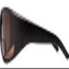 The Cleveland Polarized Bifocal Sun Reader Reading Glasses, Plastic Sport and Wrap-Around Sunglasses for Men and Women + 2.00 Black with Amber view 3