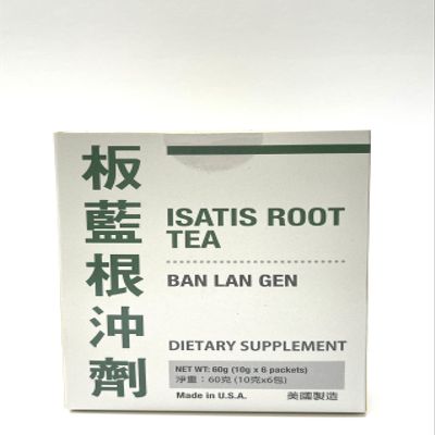 Isatis Root Tea Ban Lan Gen Traditional Herbal Supplement 10g x 6 Packets SUGAR FREE