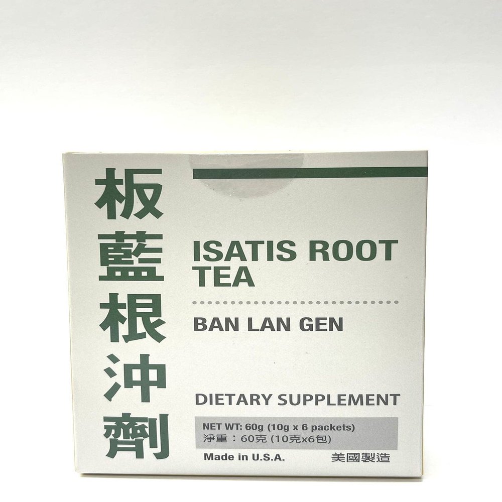 Isatis Root Tea Ban Lan Gen Traditional Herbal Supplement 10g x 6 Packets SUGAR FREE