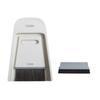 EXCEART 1set Mini Broom and Dustpan Set Compact Desktop Cleaning Tools for Efficient Sweeping Home Office and Spaces Grey White view 1