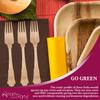 100% Compostable Disposable Forks 600 Pcs - Eco-Friendly Birch Wood Forks - 7.5" Biodegradable Heavy Duty Fork Set - Wooden Silverware Cutlery Utensils for Wedding, Birthday Party & All Occasions view 4
