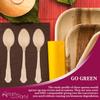 100% Compostable Disposable Spoons 600 Pcs - Eco-Friendly Birch Wood Spoons - 7.5" Biodegradable Heavy Duty Spoon Set - Wooden Silverware Cutlery Utensils for Wedding, Birthday Party & All Occasions view 4