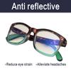Classic Style Blue Light Filter Reading Glasses,Blocking Computer Glare Reader Eyeglasses Men Women (Green) view 2