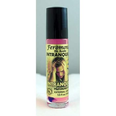 6 PIECES INTRANQUIL/INTRANQUILO PHEROMONE OIL ROLL-ON BOTTLE 1/3 OZ 10ML