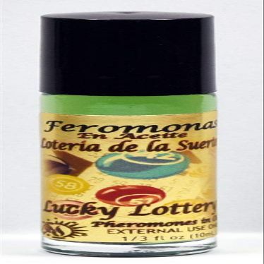 12 PIECES LUCKY LOTTERY/LOTERIA DE SUERTE PHEROMONE OIL ROLL-ON BOTTLE 1/3 OZ 10ML