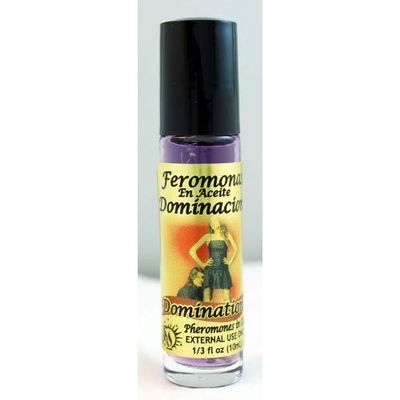 12 PIECES DOMINATION/DOMINACION PHEROMONE OIL ROLL-ON BOTTLE 1/3 OZ 10ML