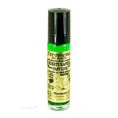 1 PIECE FAST LUCK/SUERTE RAPIDA PHEROMONE OIL ROLL-ON BOTTLE 1/3 OZ 10ML
