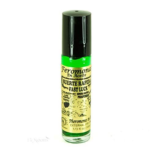 3 PIECES FAST LUCK/SUERTE RAPIDA PHEROMONE OIL ROLL-ON BOTTLE 1/3 OZ 10ML