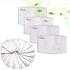 50 Pack Premium PM 2.5 Activated Carbon Filter Insert, 5 Layers Protective Face Masks Filter Replaceable Anti Haze Filter for Mask view 1