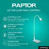 CPAPology Raptor CPAP Tubing Support Claw | Two Attachment Options | Adjustable Non-Slip Foot Clamp or Mattress Plate for Under Mattress | CPAP Equipment for CPAP Hose view 2