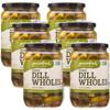 Pickerfresh Kosher Dill Wholes | Large Whole Pickles | Simple Ingredients | Non-GMO, No Artificial Color & No Preservatives | 24 oz (6 Pack) view 1