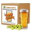 My Brew Supply Blackberry Cream Ale Extract Kit | Golden Light & Pale Dry Malt Extract | Natural Blackberry Flavoring | Willamette Pellet Hops | American Ale Yeast | Corn Sugar | 5 Gallon Yield view 1