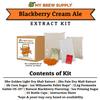 My Brew Supply Blackberry Cream Ale Extract Kit | Golden Light & Pale Dry Malt Extract | Natural Blackberry Flavoring | Willamette Pellet Hops | American Ale Yeast | Corn Sugar | 5 Gallon Yield view 3