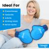 NEWGO Hand Ice Pack Gloves for Pain Relief, FSA Eligible 2 Pack Cold Gloves for Chemotherapy Neuropathy, Ice Glove for Hands Finger Injuries, Arthritis, Working Hands (Internal Length 8.7 Inches) view 2